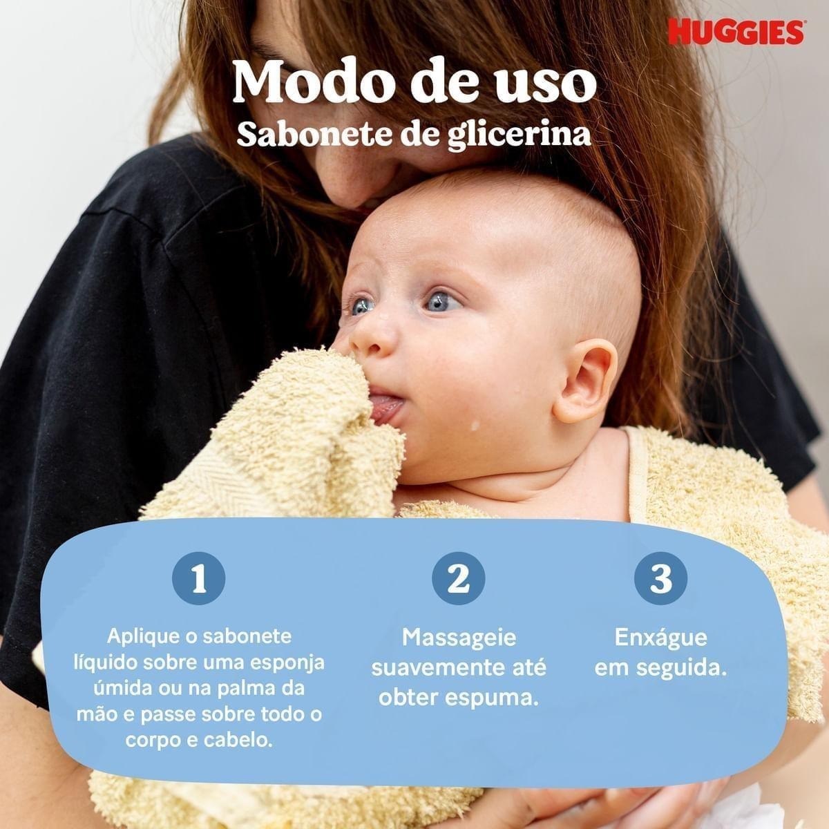 Sabonete Líquido Huggies Glicerina para Bebê Extra Suave 200ml — imagem 3 | Farmácia Resyla