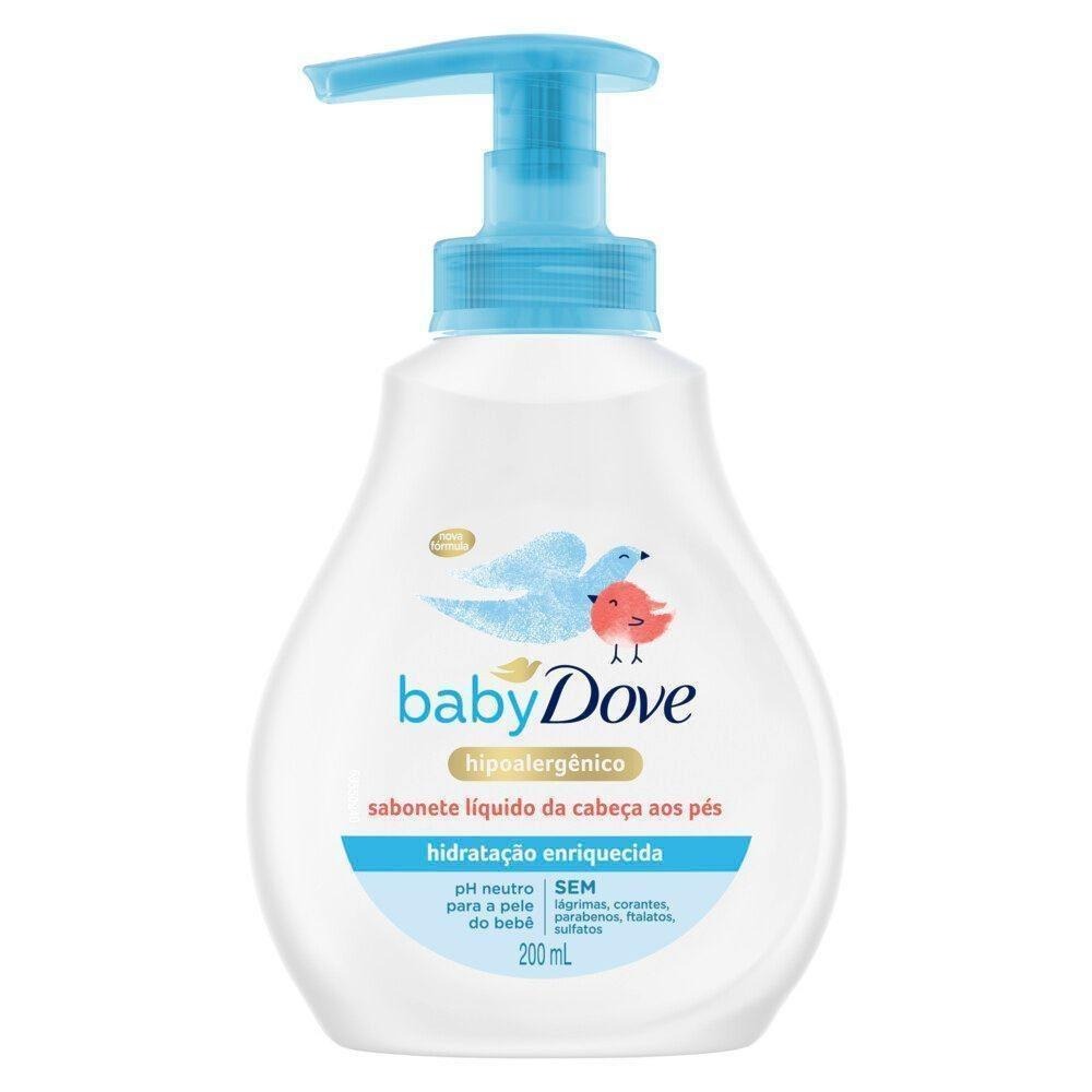 Sabonete Líquido Infantil Baby Dove Hidratação Enriquecida 200ml — imagem 2 | Farmácia Resyla