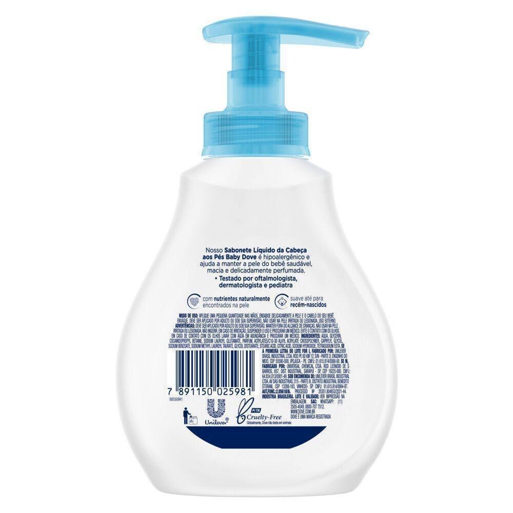 Sabonete Líquido Infantil Baby Dove Hidratação Enriquecida 200ml — imagem 3 | Farmácia Resyla