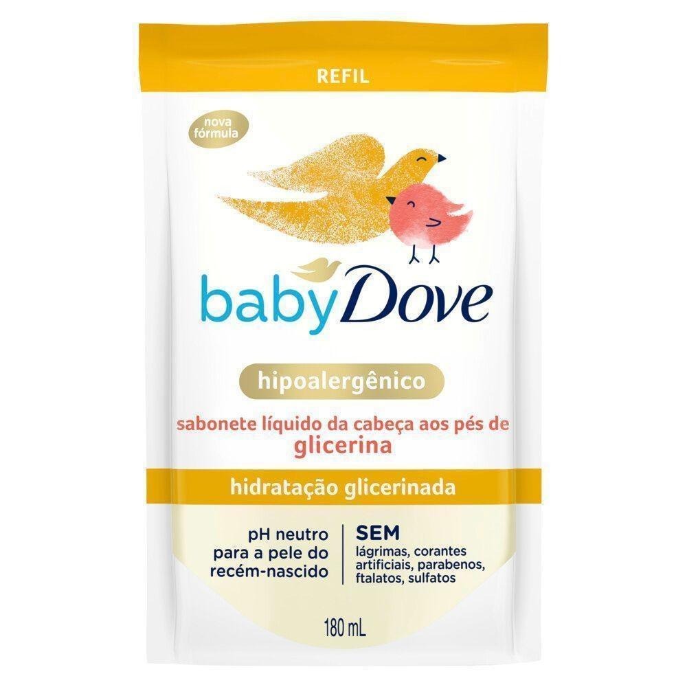Sabonete Líquido Infantil Baby Dove Hidratação Glicerinada Relaxante Refil 400ml — imagem 2 | Farmácia Resyla