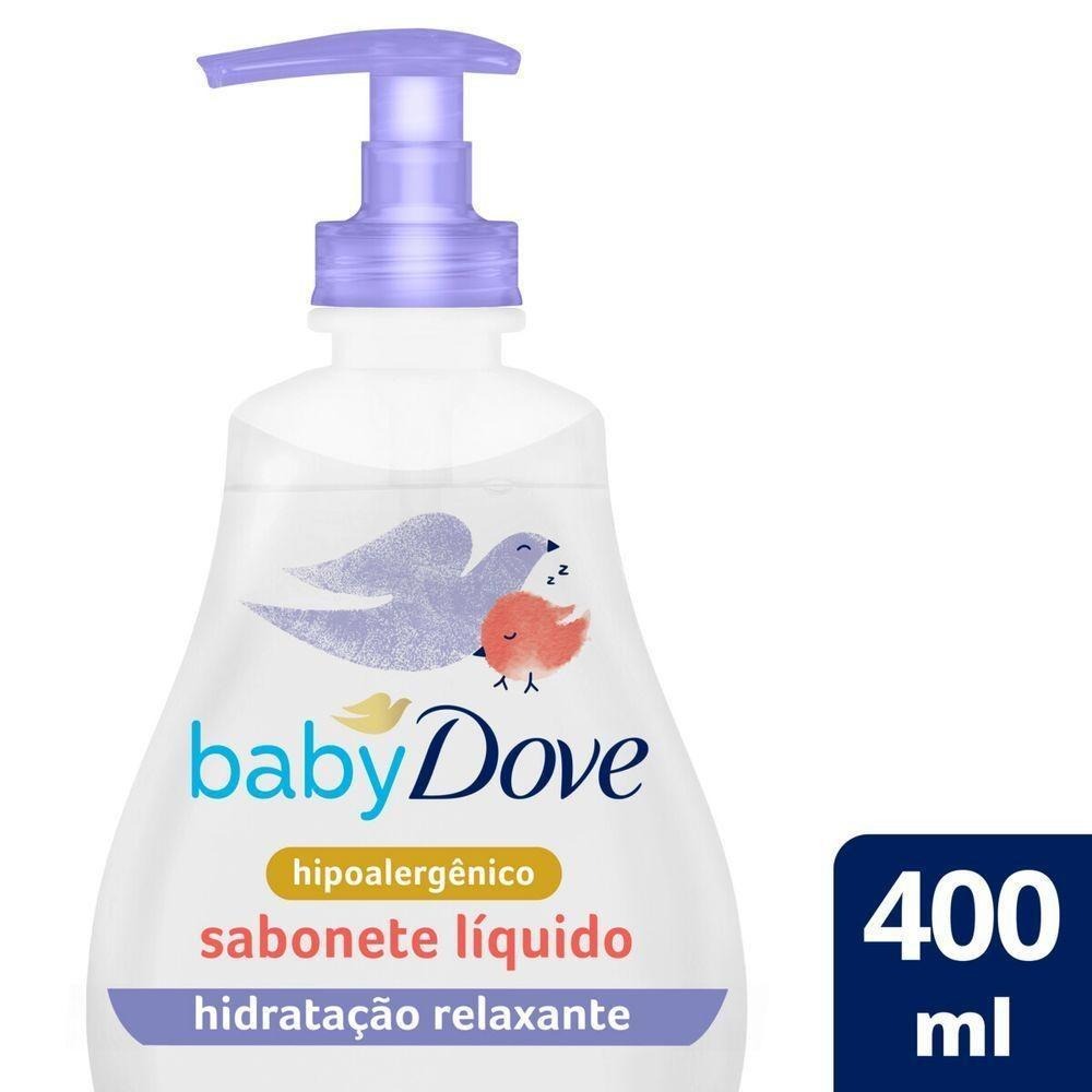 Sabonete Líquido Infantil Baby Dove Hidratação Relaxante Hora de Dormir 400ml — Dove | Farmácia Resyla