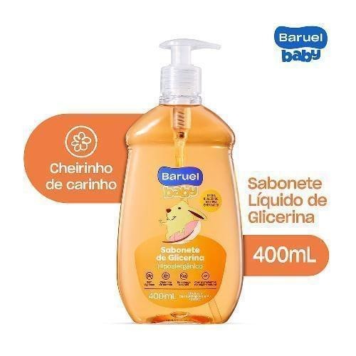 Sabonete Líquido Infantil Baruel Baby Glicerina 400ml — Baruel Baby | Farmácia Resyla