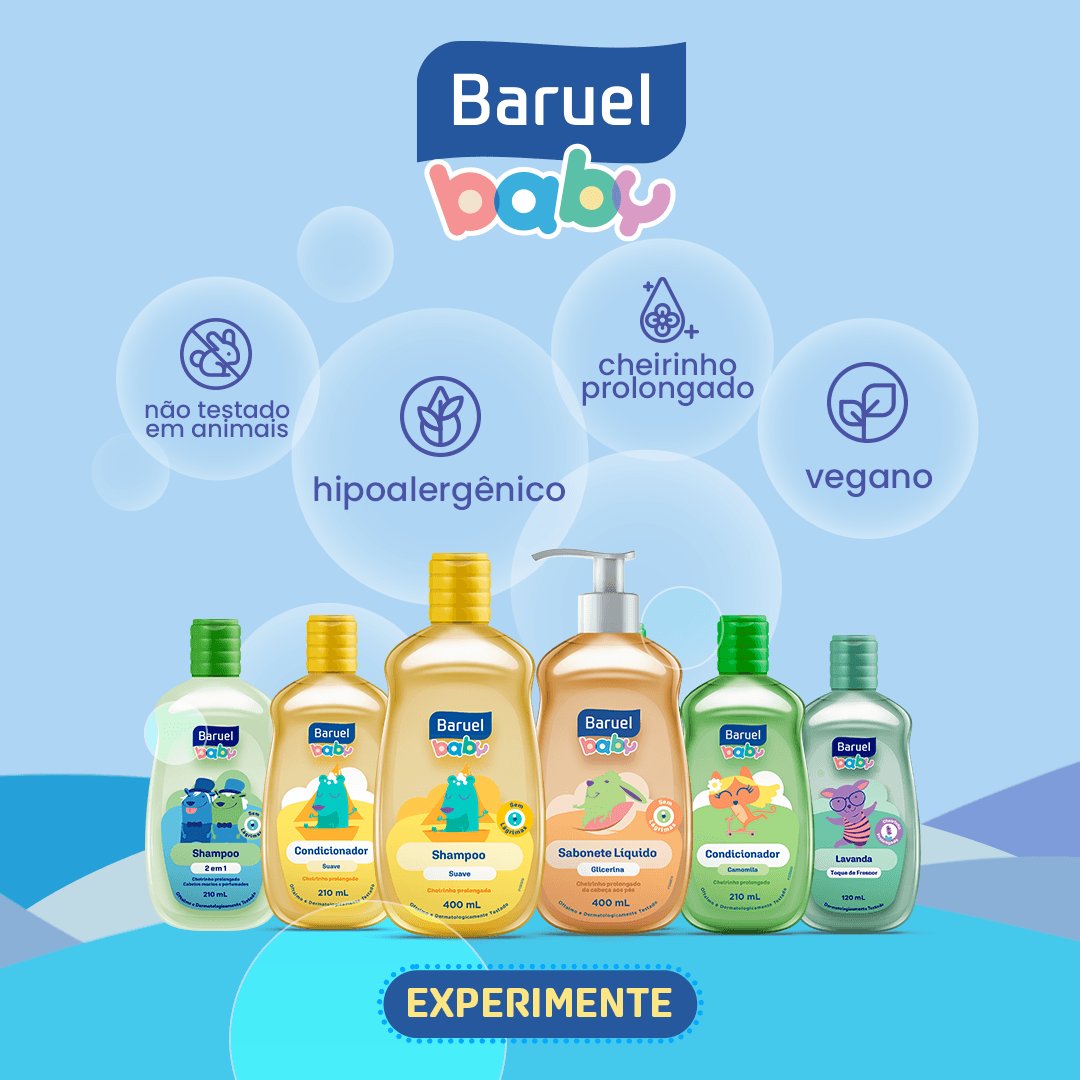 Sabonete Líquido Infantil Baruel Baby Sono Tranquilo da Cabeça aos Pés Refil 210ml — imagem 3 | Farmácia Resyla
