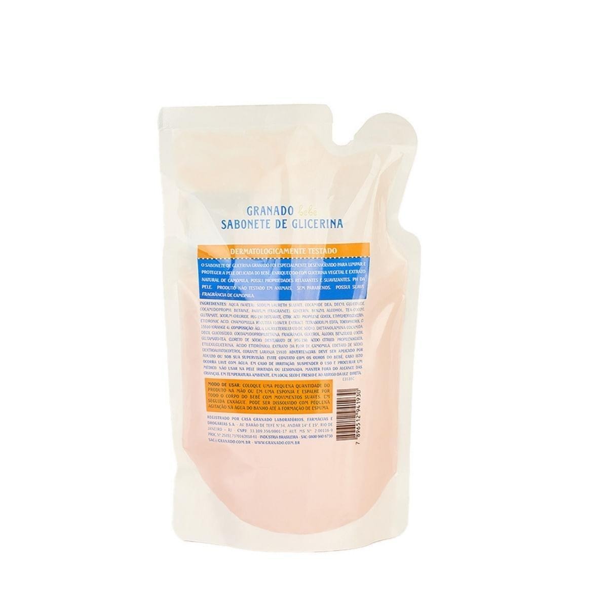 Sabonete Líquido Infantil Granado Bebê Camomila Refil 250ml — imagem 2 | Farmácia Resyla