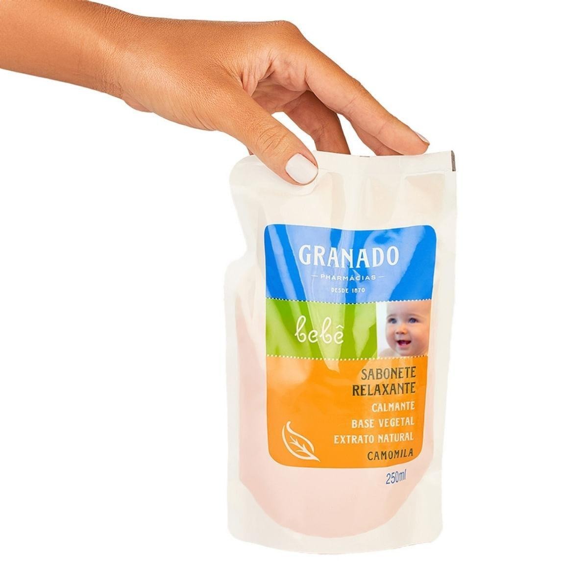 Sabonete Líquido Infantil Granado Bebê Camomila Refil 250ml — imagem 3 | Farmácia Resyla