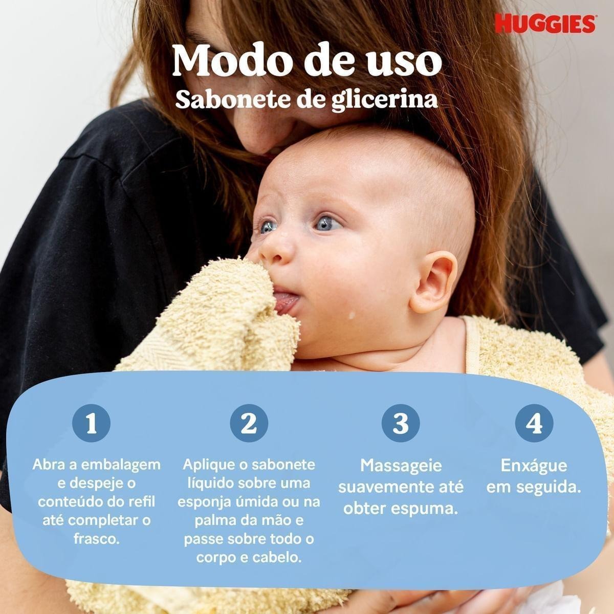 Sabonete Líquido Infantil Huggies Extra Suave Refil 200ml — imagem 4 | Farmácia Resyla
