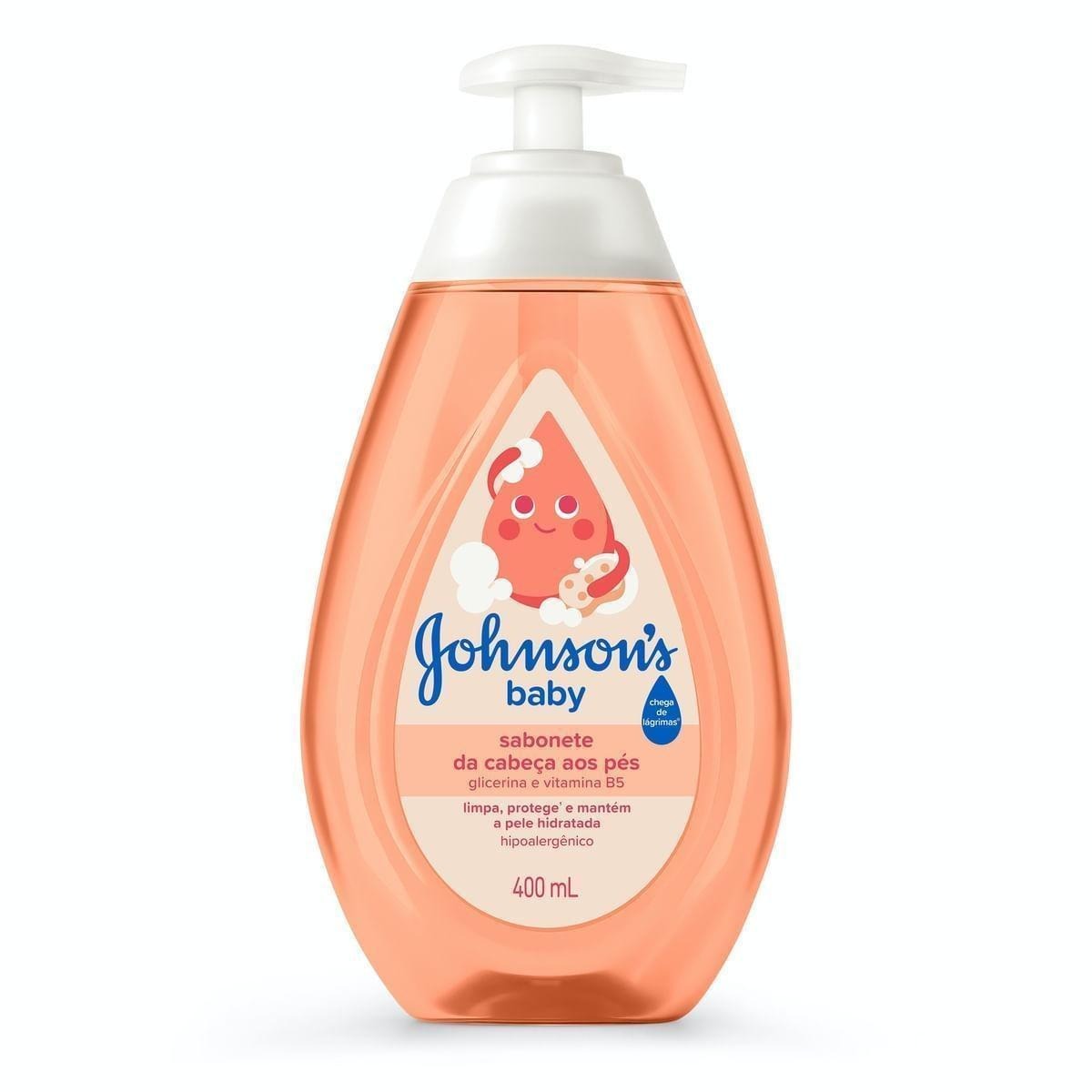 Sabonete Líquido Infantil Johnson's Baby Glicerina da Cabeça aos Pés 400ml — imagem 2 | Farmácia Resyla