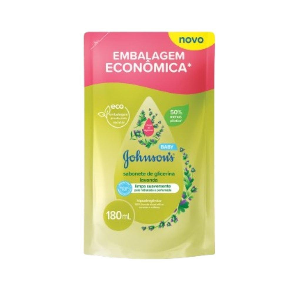 Sabonete Líquido Infantil Johnson's Baby Glicerina Lavanda Refil 180ml — Johnsons Baby | Farmácia Resyla