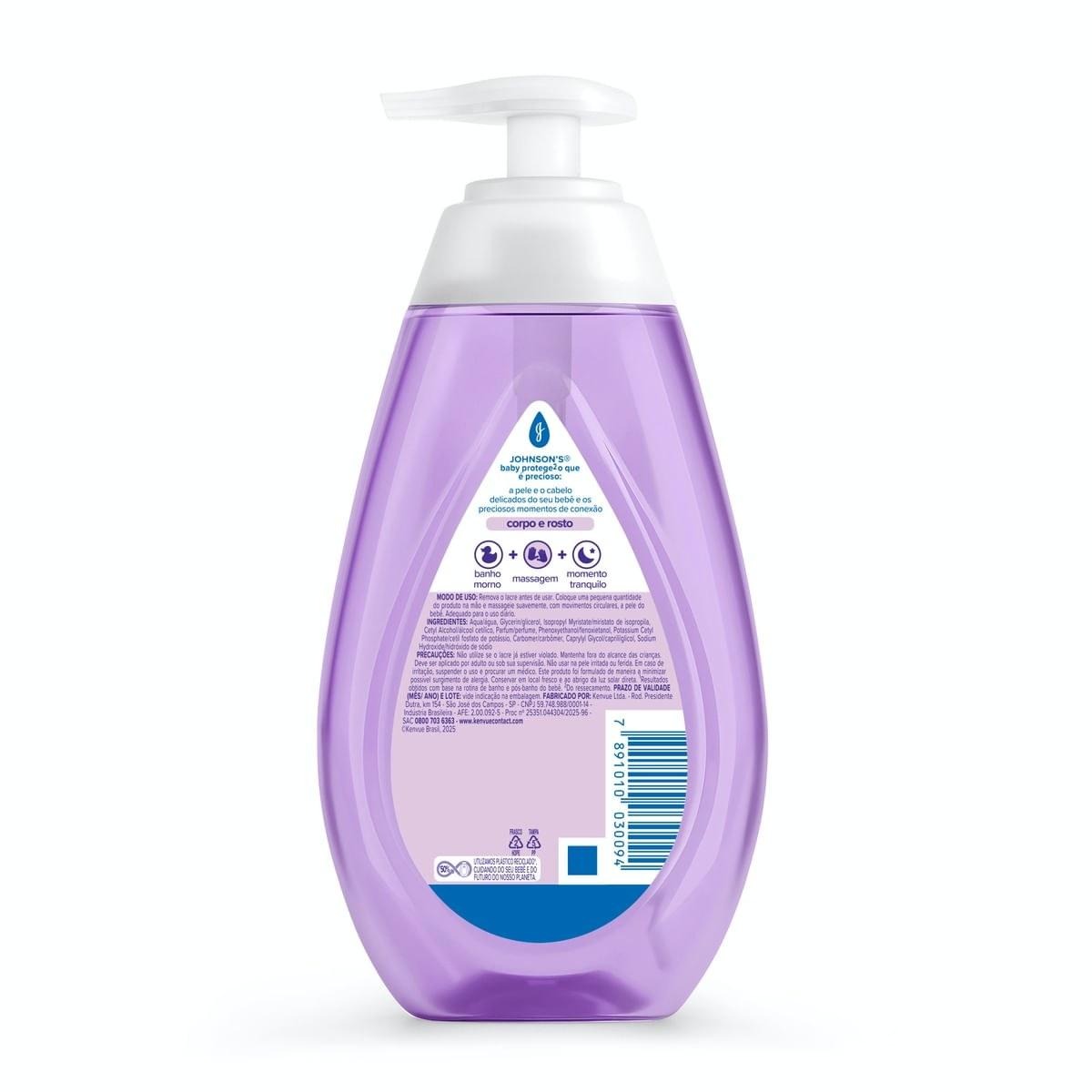Sabonete Líquido Infantil Johnson's Baby Hora do Sono 200ml — imagem 3 | Farmácia Resyla