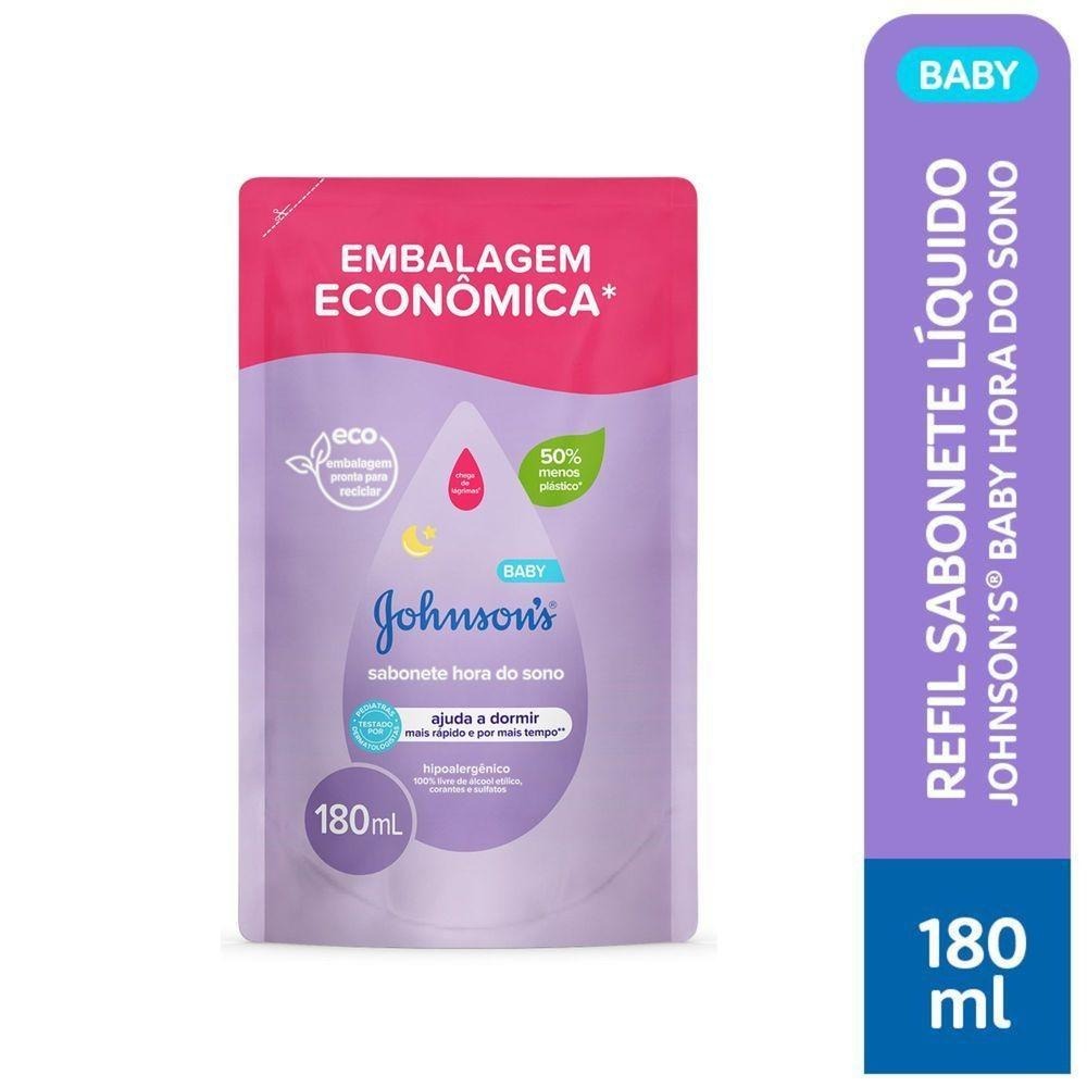 Sabonete Líquido Infantil Johnson's Baby Hora do Sono Refil 180ml — Johnsons Baby | Farmácia Resyla