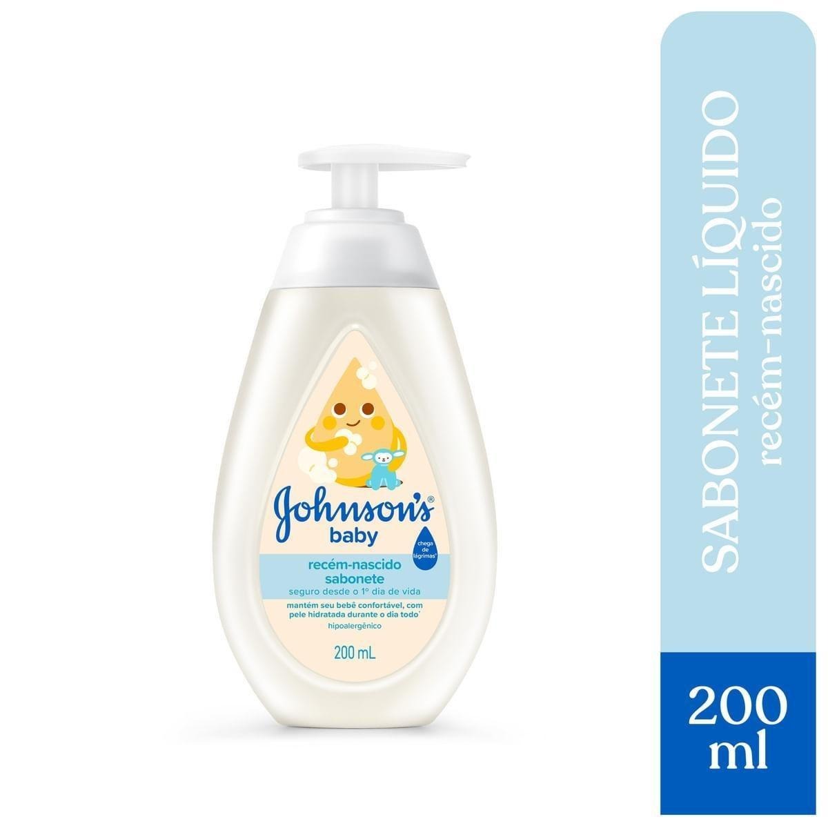 Sabonete Líquido Infantil Johnson's Baby Recém-Nascido 200ml — Johnsons Baby | Farmácia Resyla