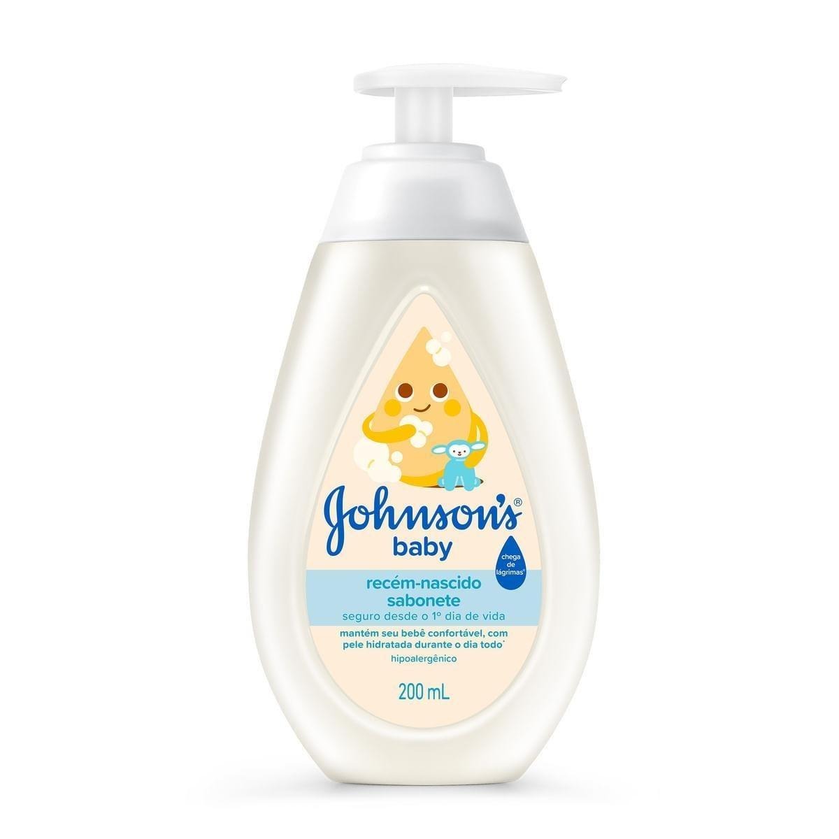 Sabonete Líquido Infantil Johnson's Baby Recém-Nascido 200ml — imagem 2 | Farmácia Resyla