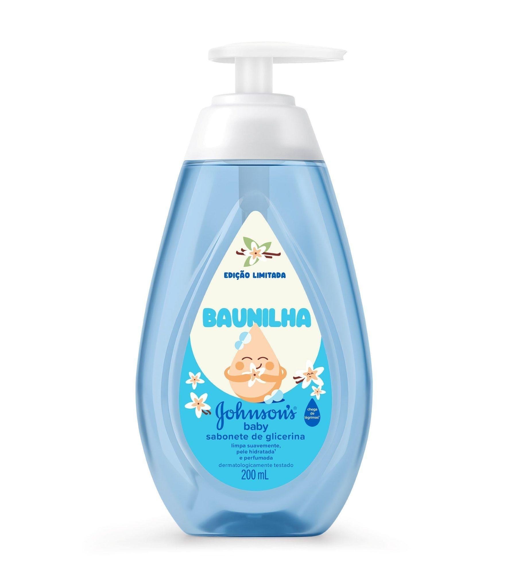 Sabonete Líquido Infantil Johnsons Baby Glicerina Baunilha 200ml — Johnsons Baby | Farmácia Resyla