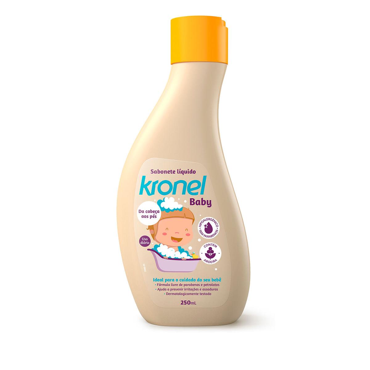 Sabonete Líquido Infantil Kronel Baby Extrato de Aroeira 250ml — Kronel | Farmácia Resyla