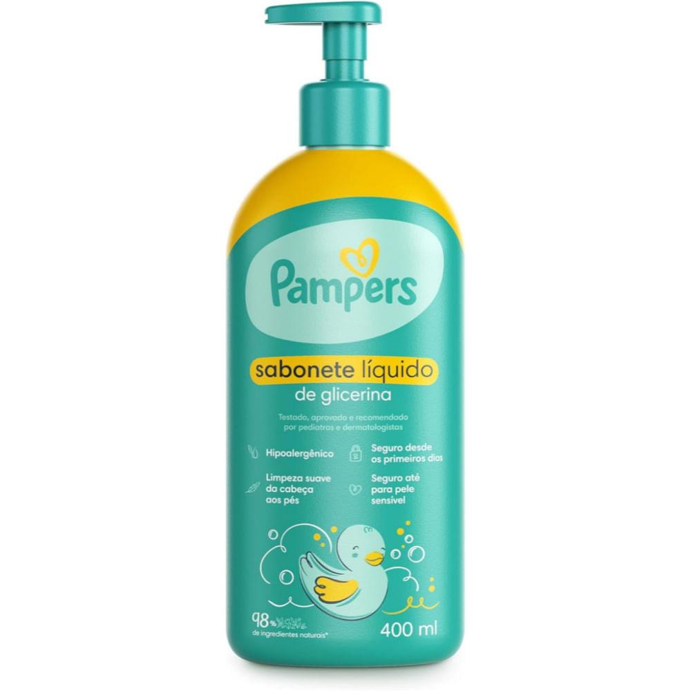 Sabonete Líquido Infantil Pampers Glicerina 400ml — Pampers | Farmácia Resyla