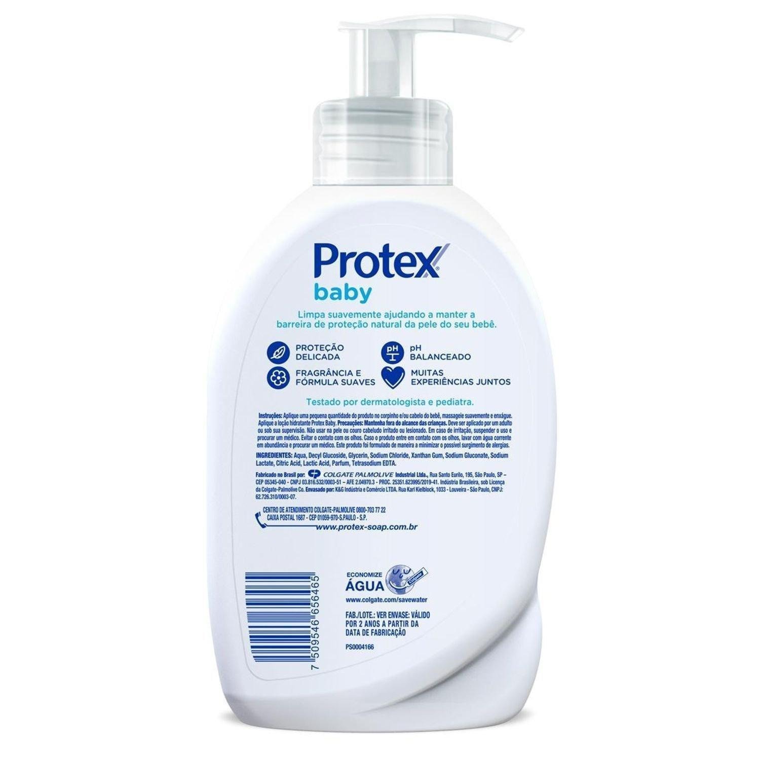 Sabonete Líquido Infantil Protex Baby Delicate Care Proteção Delicada da Cabeça aos Pés Refil 380ml — imagem 3 | Farmácia Resyla
