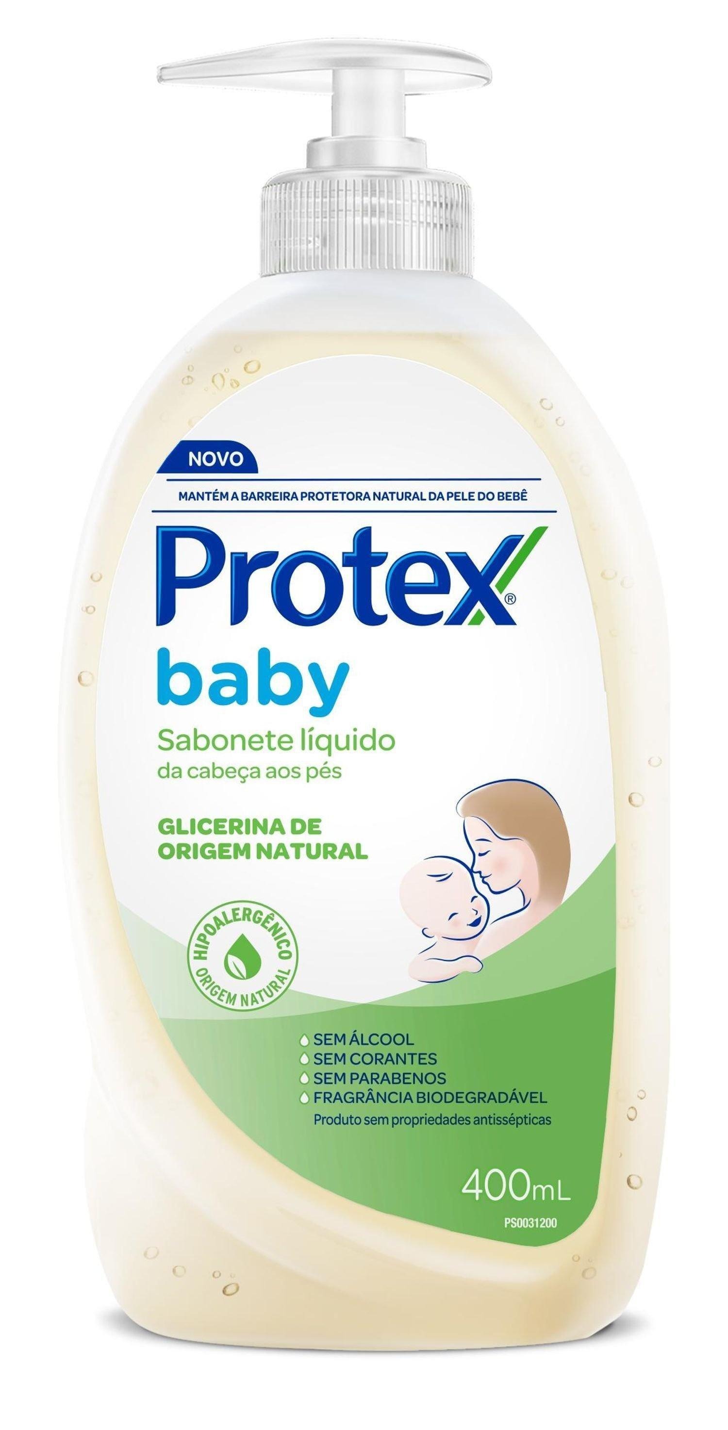 Sabonete Líquido Infantil Protex Baby Glicerina 400ml — Protex | Farmácia Resyla