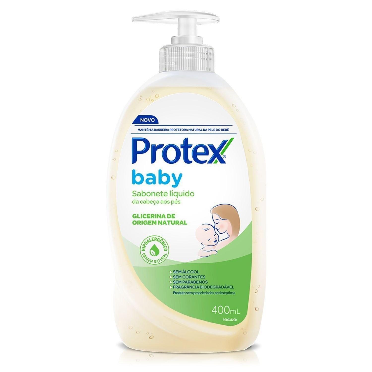 Sabonete Líquido Infantil Protex Baby Glicerina 400ml — imagem 2 | Farmácia Resyla