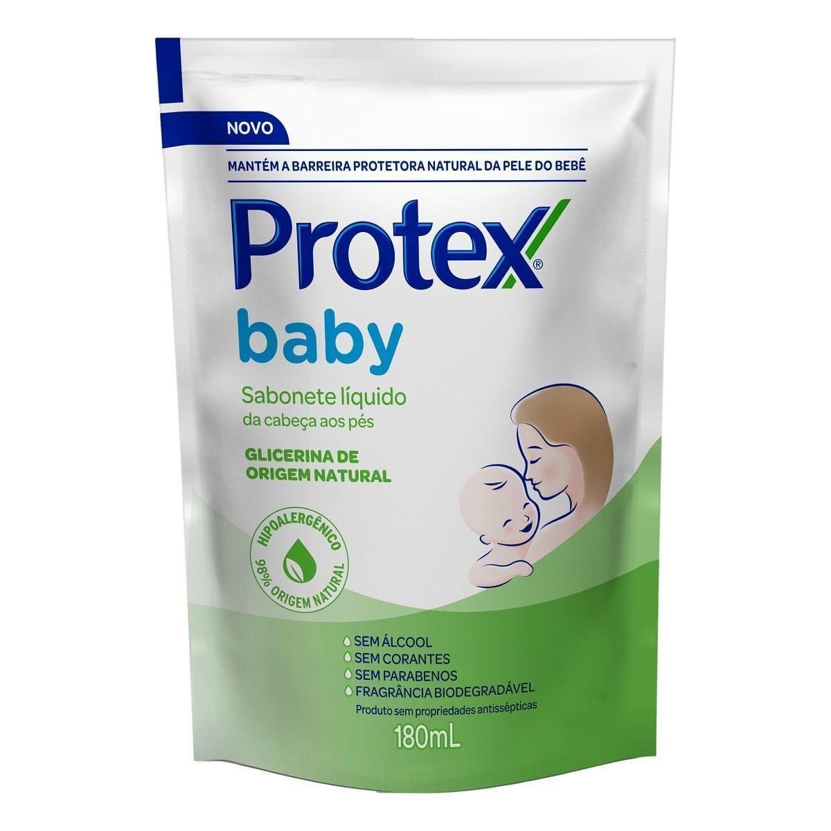 Sabonete Líquido Infantil Protex Baby Glicerina Refil 180ml — Protex | Farmácia Resyla