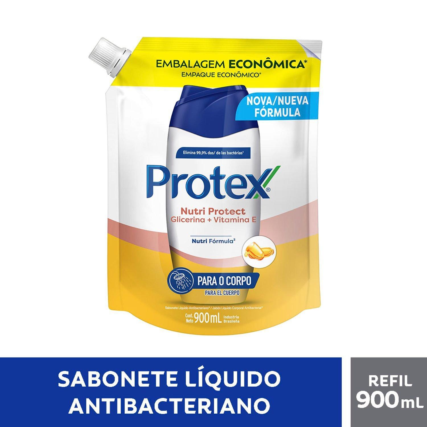 Sabonete Líquido Protex Nutri Protect Vitamina E 900ml — Protex | Farmácia Resyla