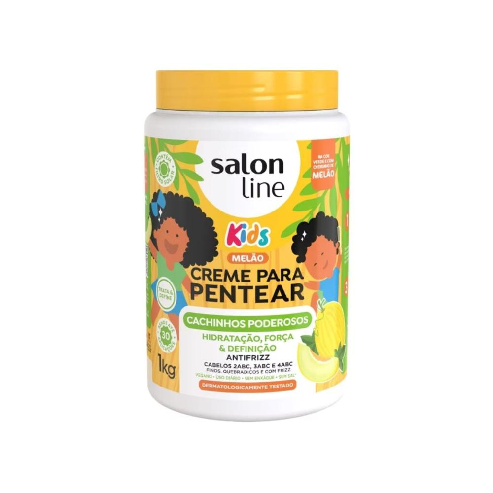 Salon Line - Cachinhos Poderosos Kids - Creme para Pentear - 1kg — Salon Line | Farmácia Resyla