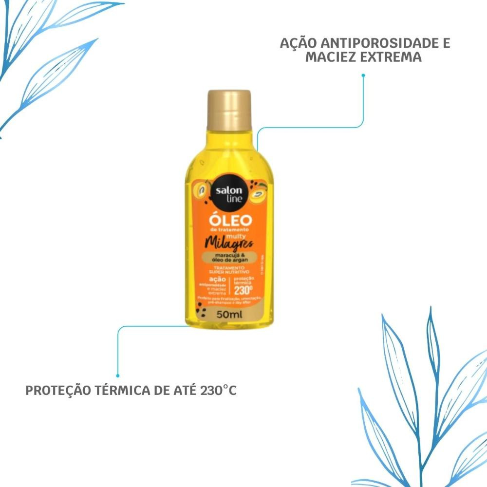 Salon Line Cachos dos Sonhos Multy Maracujá – Óleo – 50?ml — imagem 4 | Farmácia Resyla