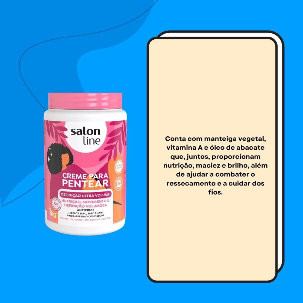 Salon Line - Definição Ultra Volume - Creme para Pentear - 1kg — imagem 2 | Farmácia Resyla