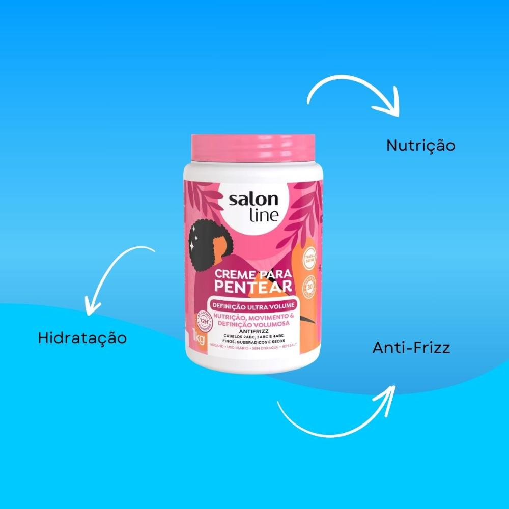 Salon Line - Definição Ultra Volume - Creme para Pentear - 1kg — imagem 3 | Farmácia Resyla