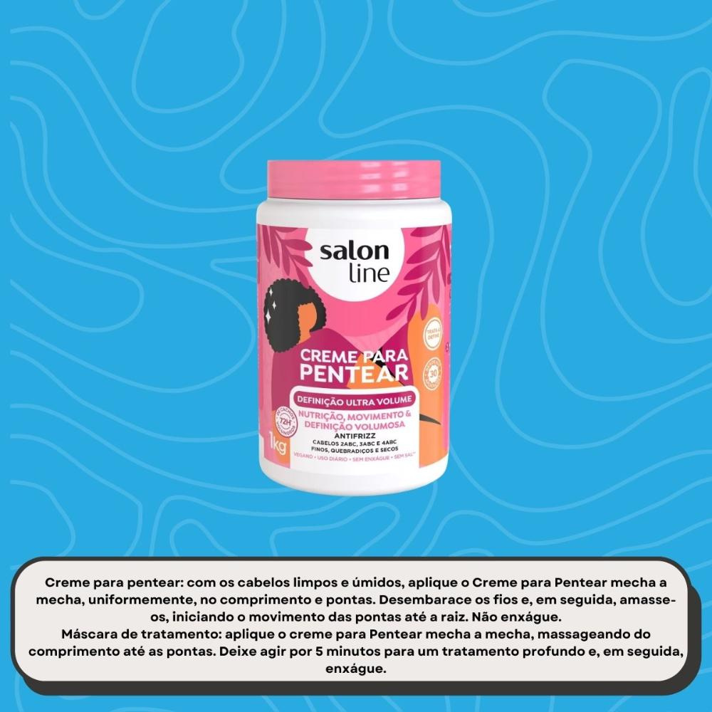 Salon Line - Definição Ultra Volume - Creme para Pentear - 1kg — imagem 4 | Farmácia Resyla