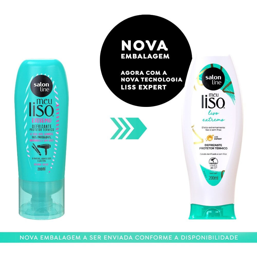 Salon Line Defrizante 200ml Meu Liso Extremo — imagem 3 | Farmácia Resyla