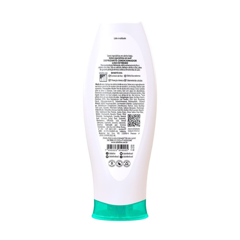 Salon Line Defrizante 200ml Meu Liso Extremo — imagem 4 | Farmácia Resyla