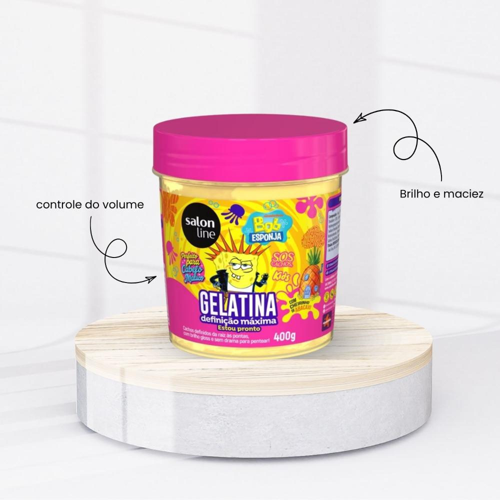 Salon Line - Gelatina Capilar SOS Kids Bob Esponja Definicao Maxima - 400g — imagem 3 | Farmácia Resyla