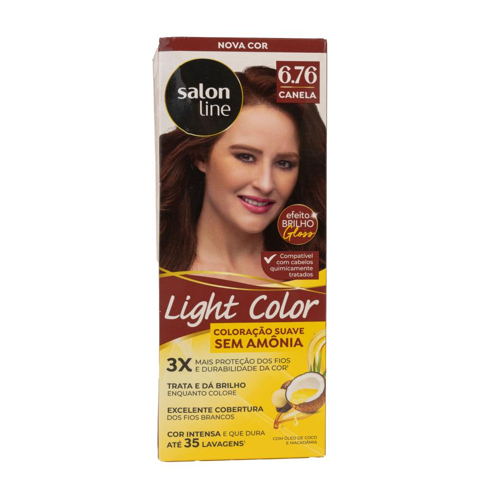 Salon Line - Light Brilho Color 6.76 Canela - Coloração — Salon Line | Farmácia Resyla