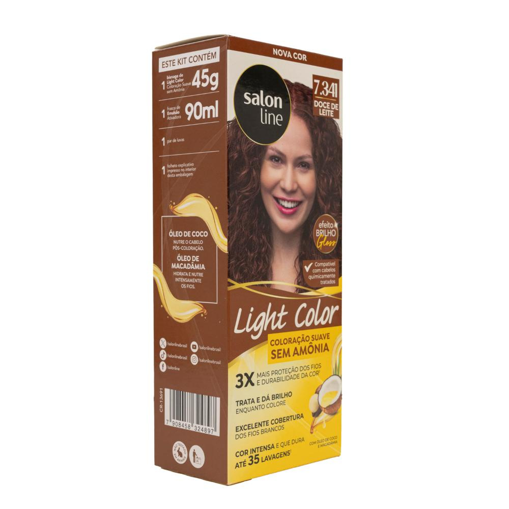 Salon Line - Light Color 7.341 Doce de Leite - Coloração — imagem 3 | Farmácia Resyla