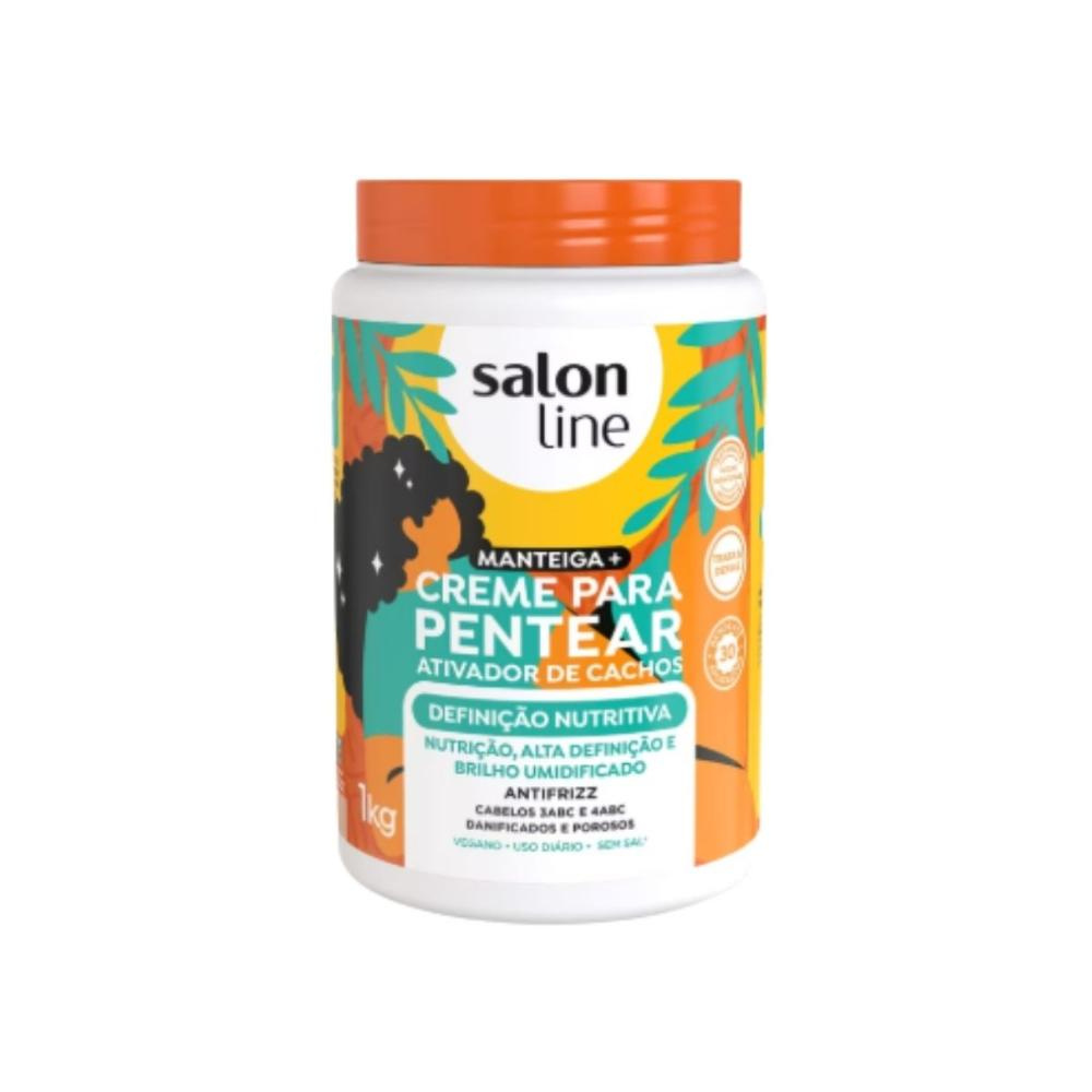 Salon Line - Manteiga Ativador de Cachos - Creme Ativador Capilar - 1kg — Salon Line | Farmácia Resyla
