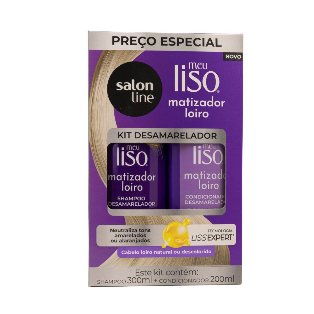 Salon Line Meu Liso Desamarelador Shampoo e Condicionador — Salon Line | Farmácia Resyla