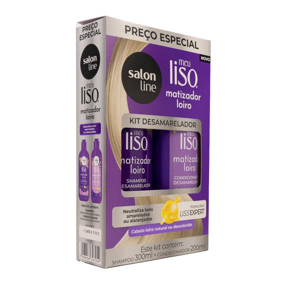 Salon Line Meu Liso Desamarelador Shampoo e Condicionador — imagem 2 | Farmácia Resyla