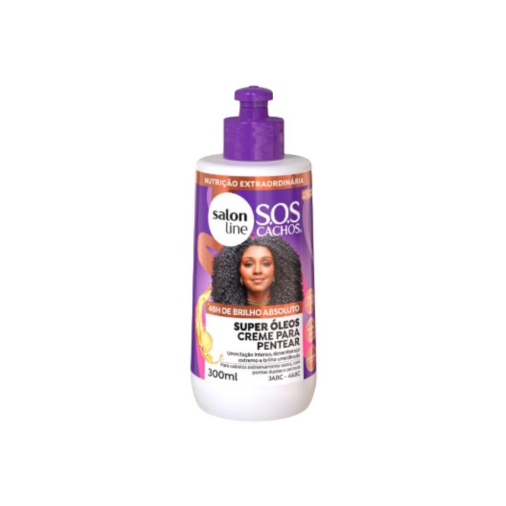 Salon Line S.O.S Cachos Super Óleos Creme - 300ml — Salon Line | Farmácia Resyla