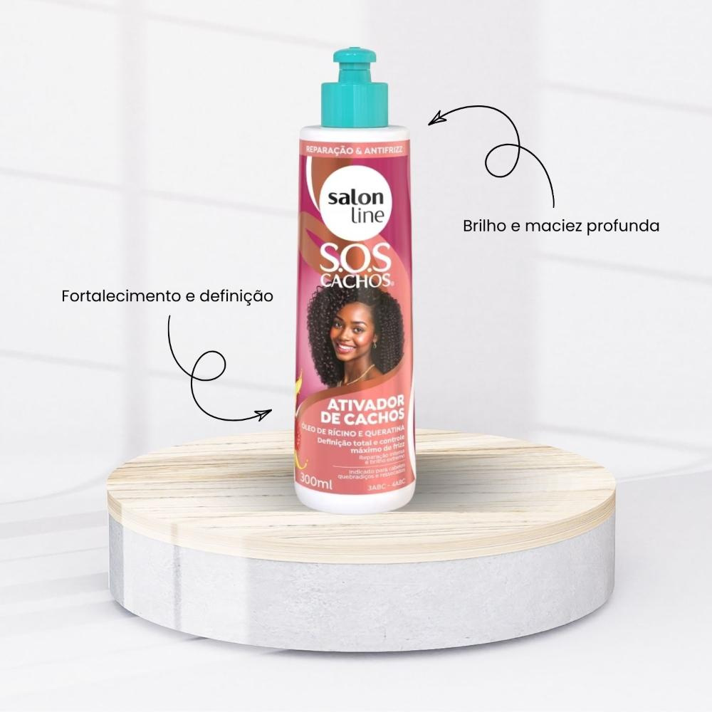 Salon Line SOS - Ativador Capilar Óleo de Rícino e Queratina - 300ml — imagem 2 | Farmácia Resyla