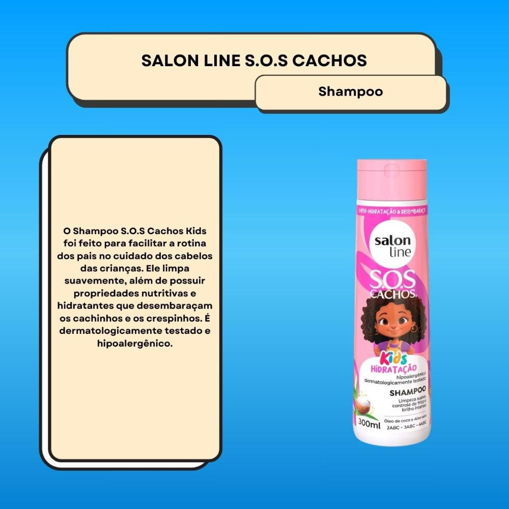 Salon Line SOS Cachos Kids Super Óleos Shampoo 300ml — imagem 2 | Farmácia Resyla