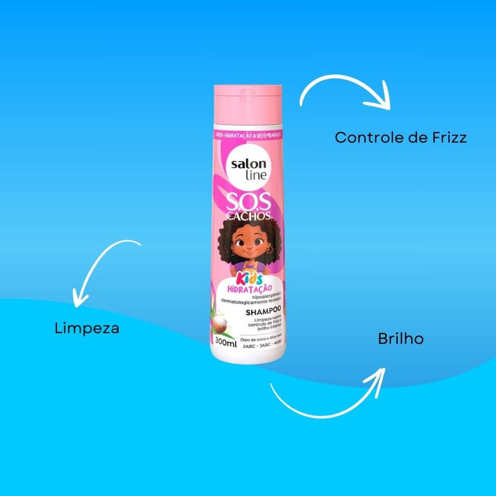Salon Line SOS Cachos Kids Super Óleos Shampoo 300ml — imagem 4 | Farmácia Resyla