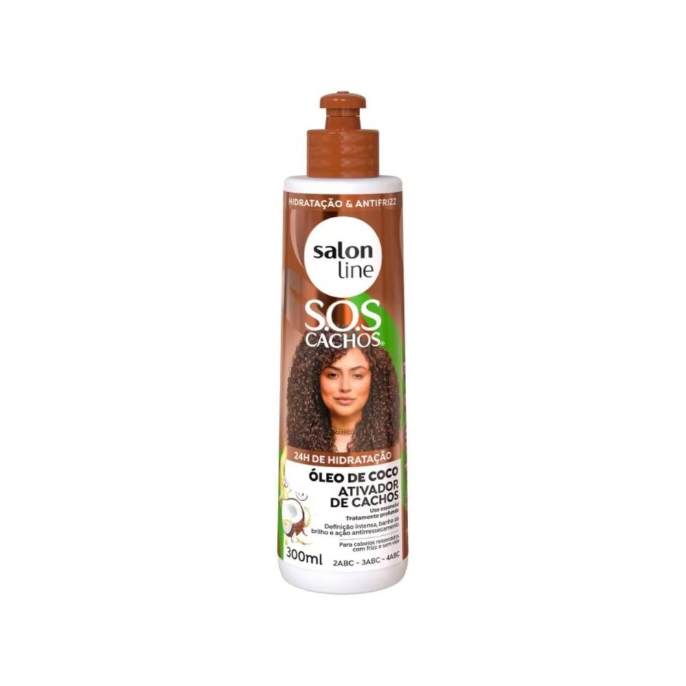 Salon Line SOS Cachos Óleo de Coco Ativador de Cachos 300ml — Salon Line | Farmácia Resyla
