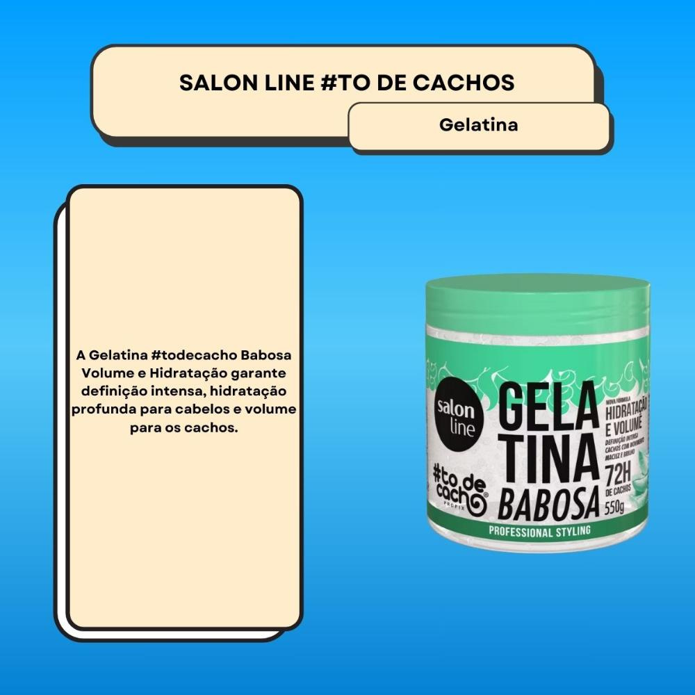 Salon Line #todecacho Babosa Gelatina Volume 550g — imagem 2 | Farmácia Resyla