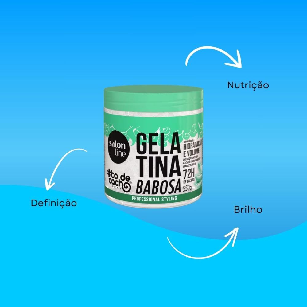 Salon Line #todecacho Babosa Gelatina Volume 550g — imagem 4 | Farmácia Resyla