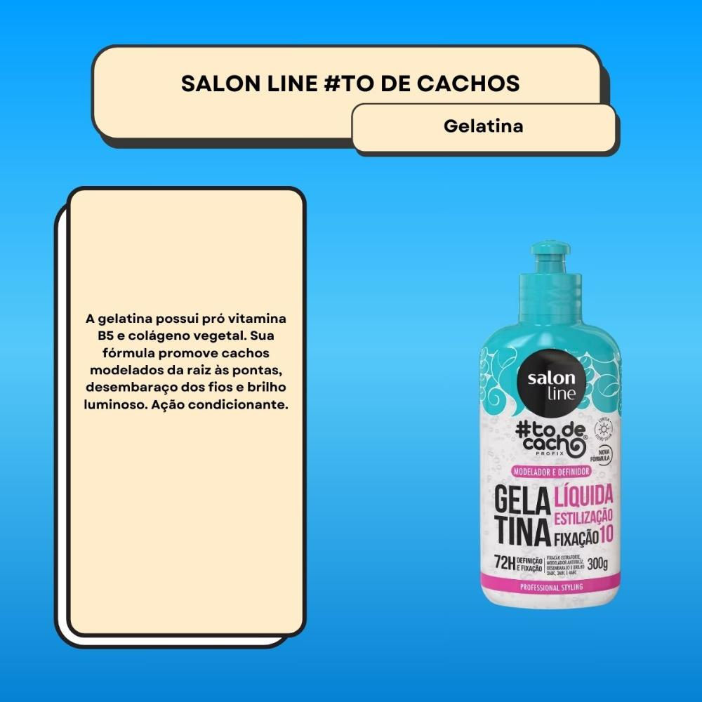 Salon Line #todecacho Gelatina Líquida Estilização 300g — imagem 2 | Farmácia Resyla