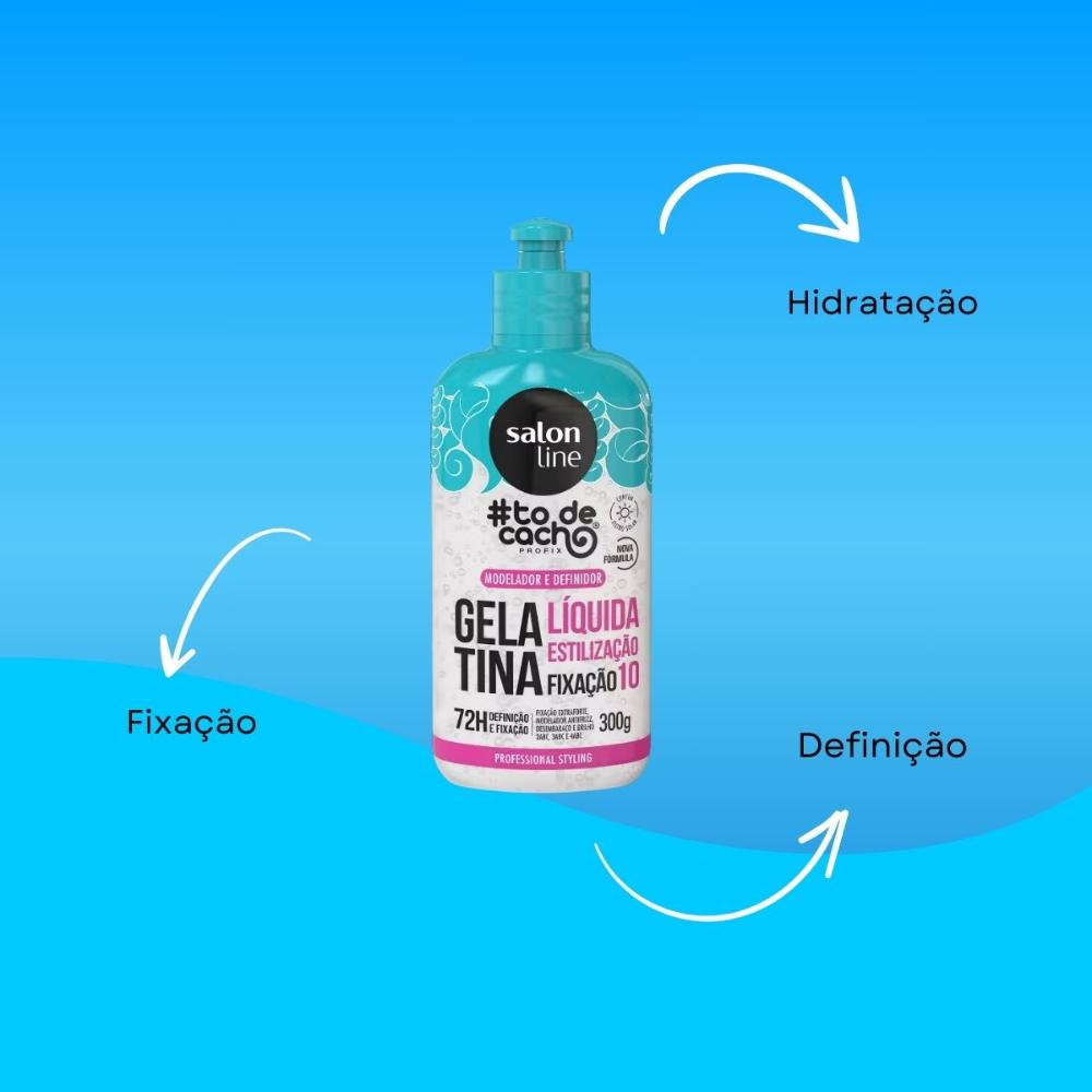 Salon Line #todecacho Gelatina Líquida Estilização 300g — imagem 3 | Farmácia Resyla