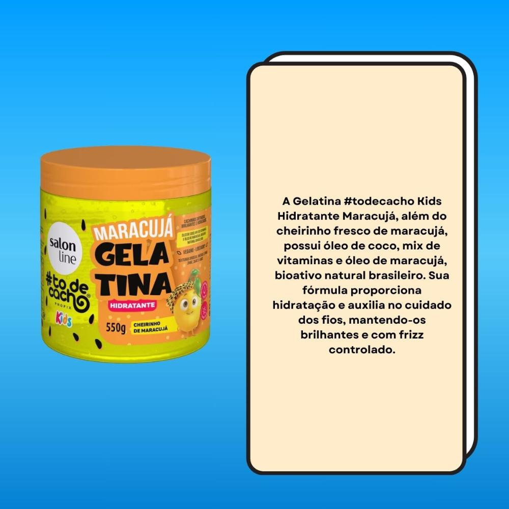 Salon Line #todecacho Kids Gelatina Maracujá Hidratante 550g — imagem 3 | Farmácia Resyla