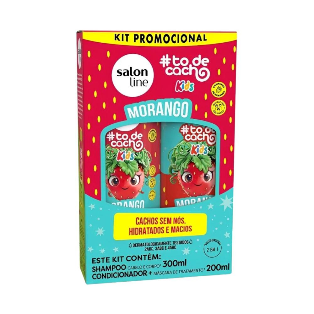 Salon Line #todecacho - Morango - Kit Shampoo e Condicionador — Salon Line | Farmácia Resyla