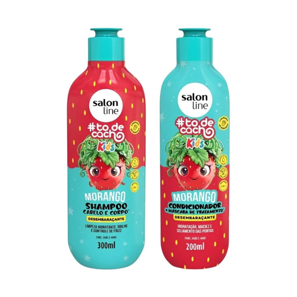 Salon Line #todecacho - Morango - Kit Shampoo e Condicionador — imagem 2 | Farmácia Resyla
