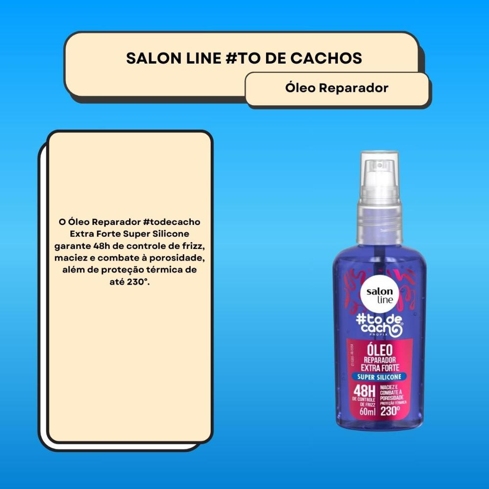 Salon Line #todecacho Óleo Reparação Extra Forte 60ml — imagem 2 | Farmácia Resyla